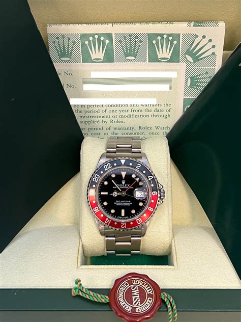 rolex coca cola ebay|rolex gmt 16710 for sale.